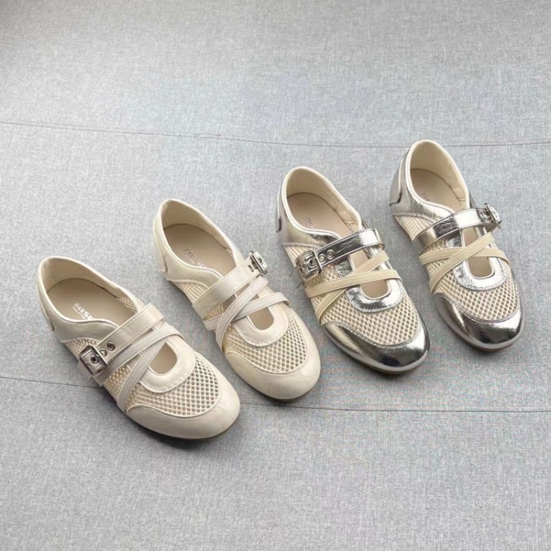 Sneakers - Nowe, tkane, ażurowe sneakersy z łączonych