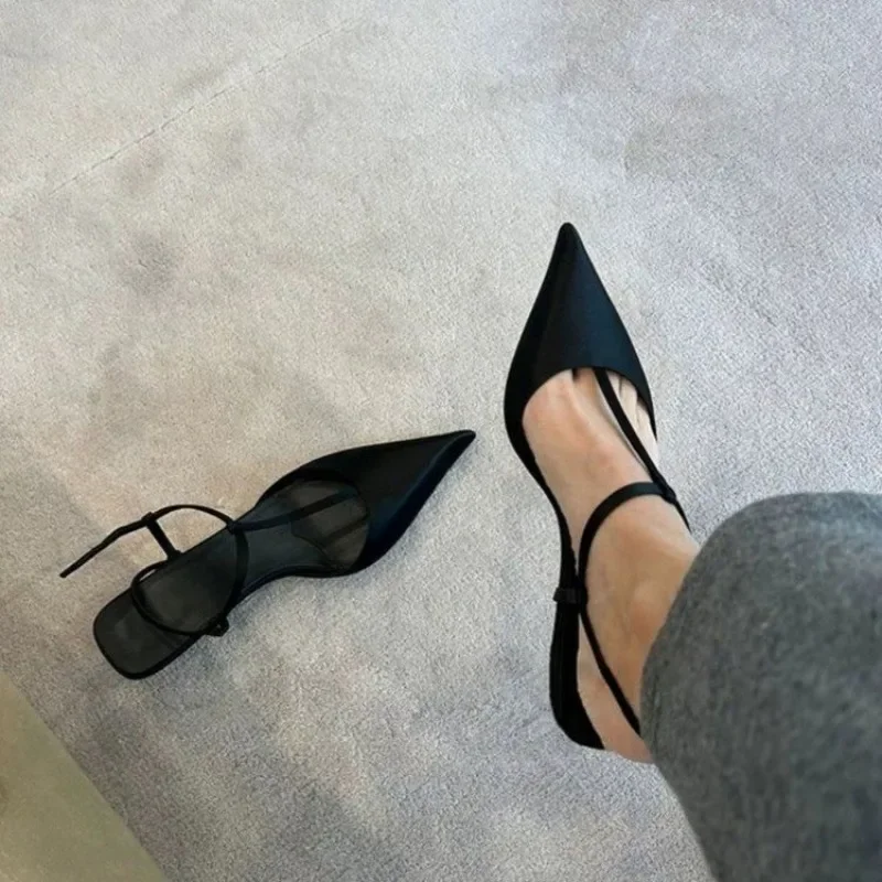 Sandals - Buty damskie seksowne sandały z ostrym
