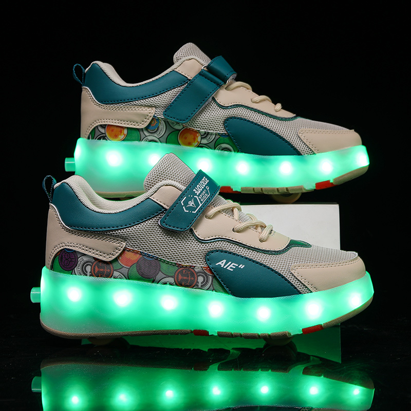 Running Shoes - Rolki dla dzieci z 4 kółkami,