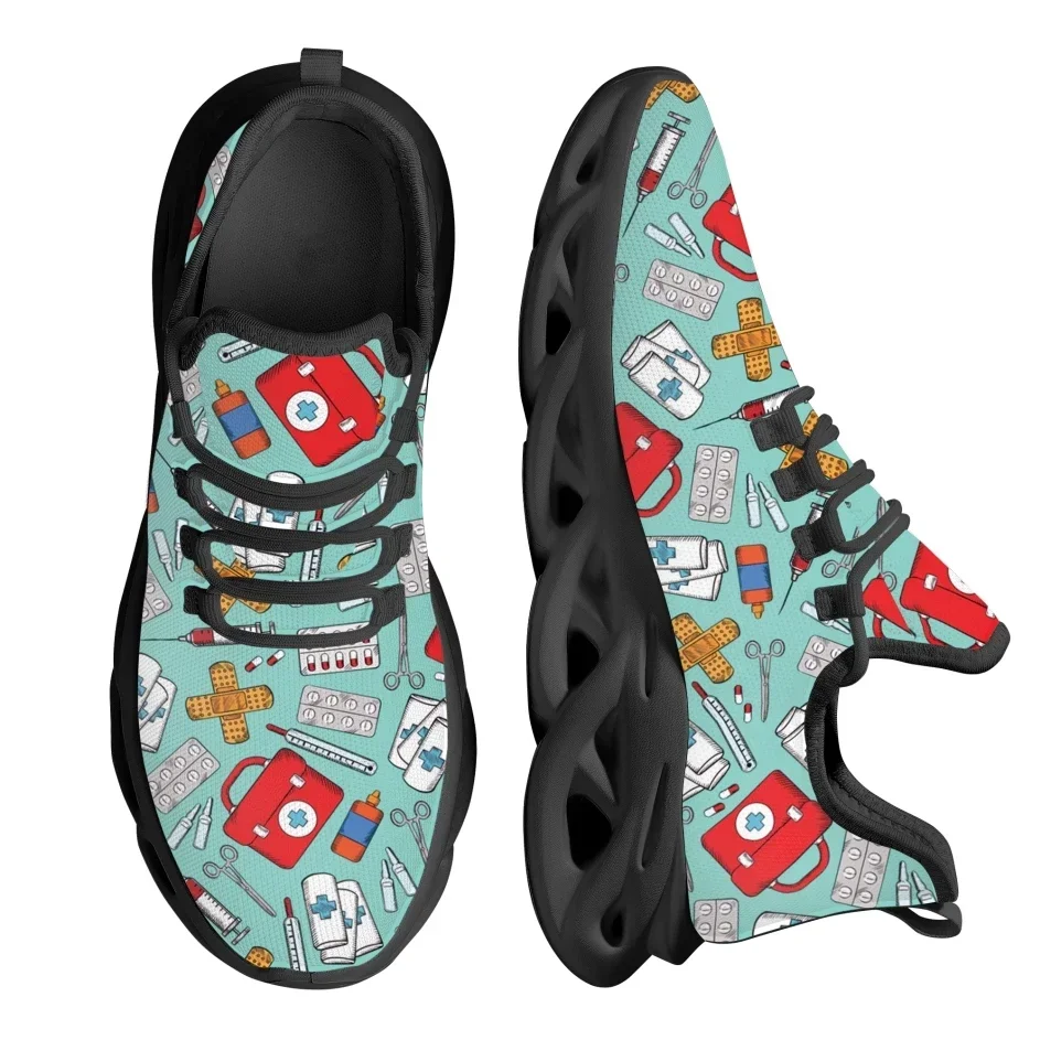 Wykonane na zamówienie czerwon – Knit Fabric Lace Up Sneakers recenzja i cena