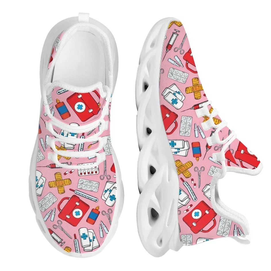 Wykonane na zamówienie czerwon – Knit Fabric Lace Up Sneakers recenzja i cena