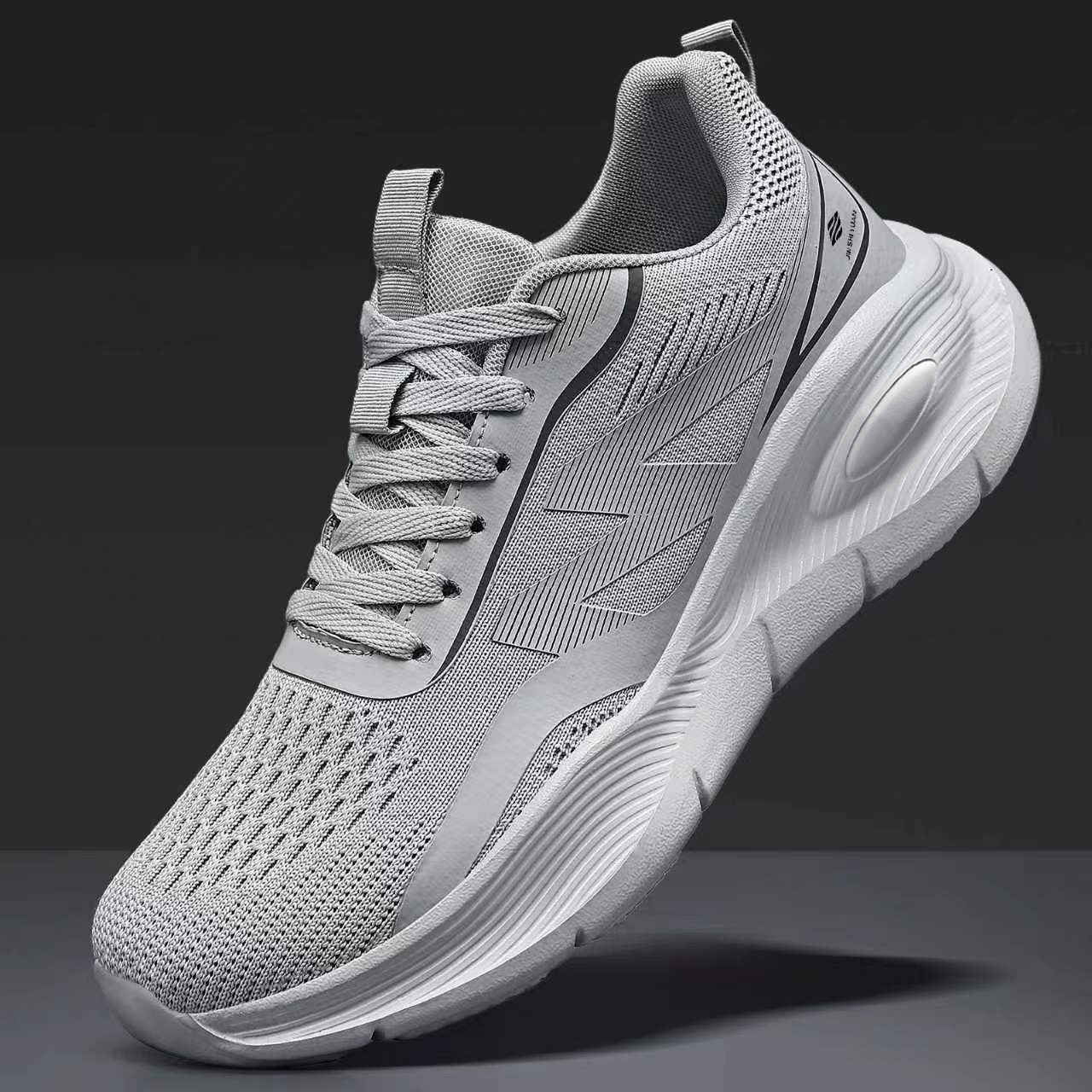 Męskie lekkie sneakersy z siat – Shock Absorbing Gym Trainers recenzja i cena