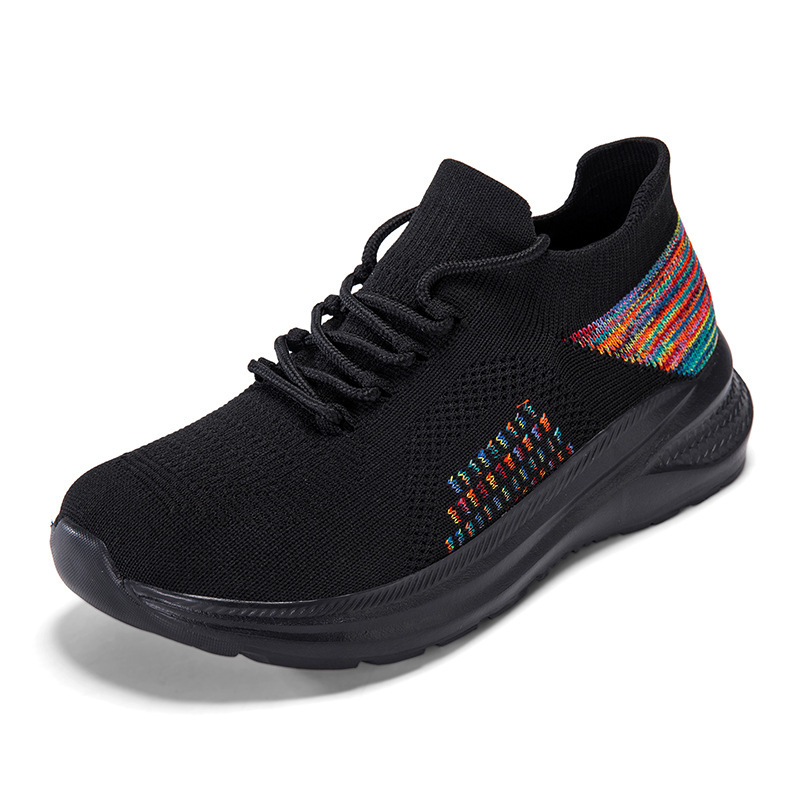 Oddychające sneakersy z siatec – Knit Fabric Lace Up Sneakers recenzja i cena